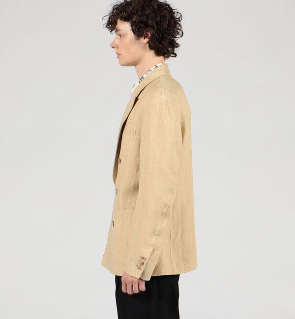 CABaN「CABaN アイリッシュリネン ダブルブレストジャケット」|テーラードジャケット|