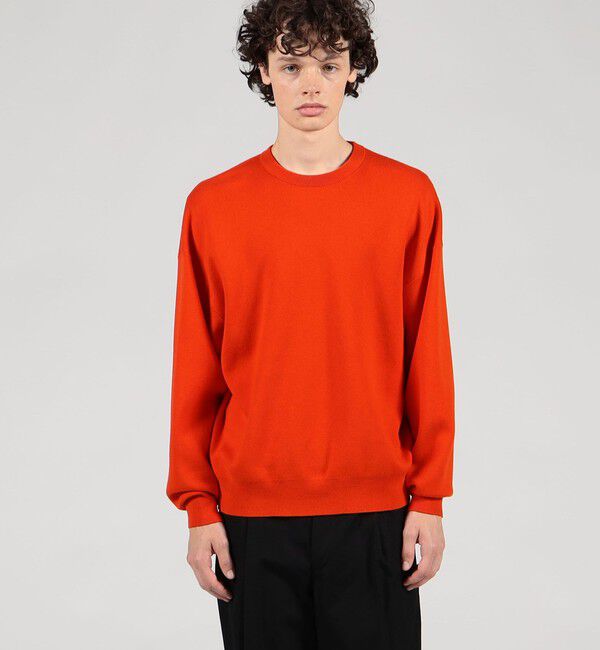 CABaN「CABaN コットンカシミヤ クルーネックプルオーバー」|ニット・セーター|