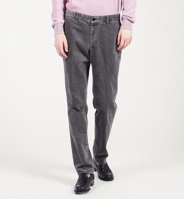 TOMORROWLAND MENS「ストレッチコーデュロイ スリムストレートパンツ」|チノ|