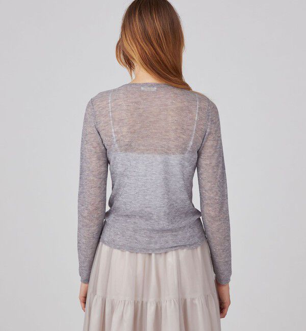 Ballsey「ミニスパンコール クルーネックプルオーバー」|ニット・セーター|