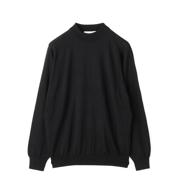 TOMORROWLAND MENS「TOMORROWLAND tricot スーパーファインメリノウール モックネックプルオーバー」|ニット・セーター|19 ブラック