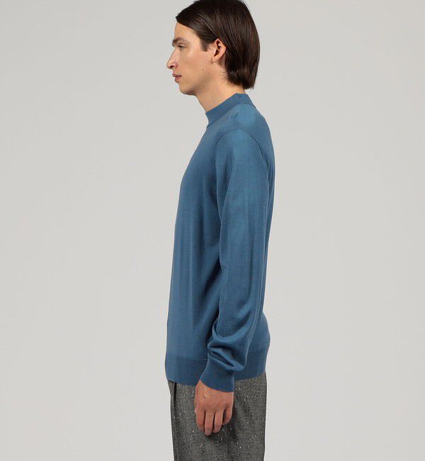 TOMORROWLAND MENS「TOMORROWLAND tricot スーパーファインメリノウール モックネックプルオーバー」|ニット・セーター|