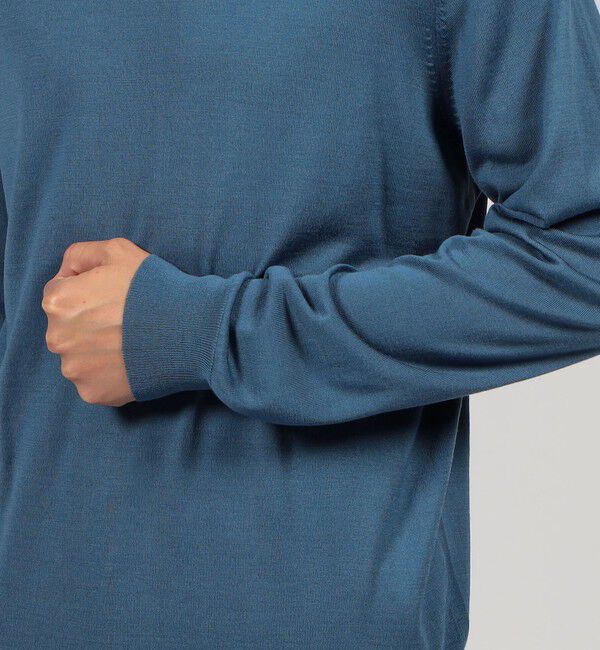 TOMORROWLAND MENS「TOMORROWLAND tricot スーパーファインメリノウール モックネックプルオーバー」|ニット・セーター|