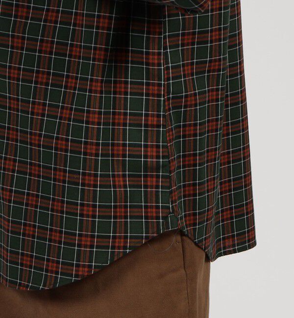 TOMORROWLAND MENS「コットンウールボイル セミワイドカラーシャツ」|シャツ・ブラウス|