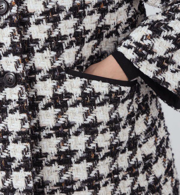 TOMORROWLAND collection「スラブハウンドトゥース トッパーコート」|その他|