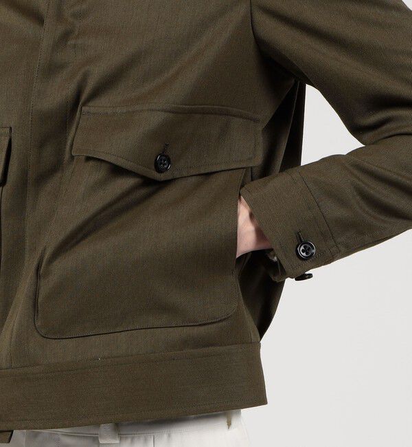 TOMORROWLAND MENS「パタゴニアウールソラーロ フライトジャケット DORMEUIL」|ブルゾン・スタジャン|