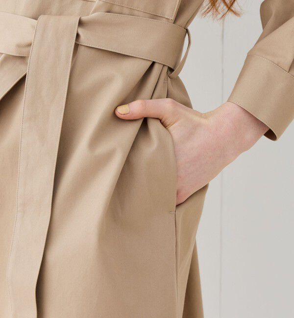 GALERIE VIE「ドライコットンギャバジン フロントポケットコート」|その他|