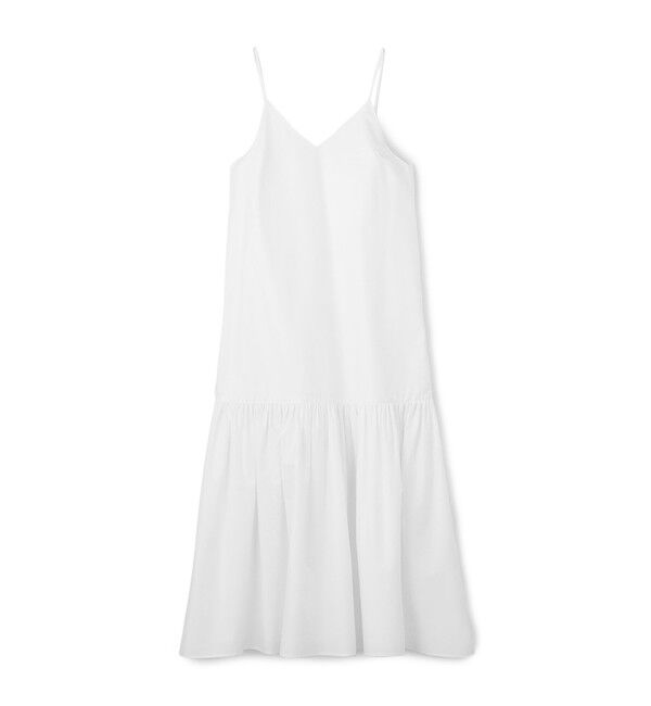 MACPHEE「【WEB限定】クリスピータフタ ティアードキャミソールワンピース」|ワンピース|