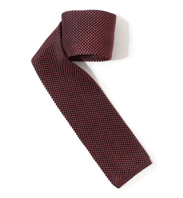 TOMORROWLAND GOODS「TRICOT‐DIO シルクニットタイ」|ネクタイ・蝶ネクタイ|46 ブラウン系