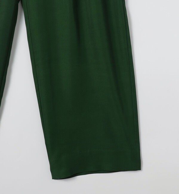 CABaN「レーヨンシルクツイル 2タックパンツ」|チノ|