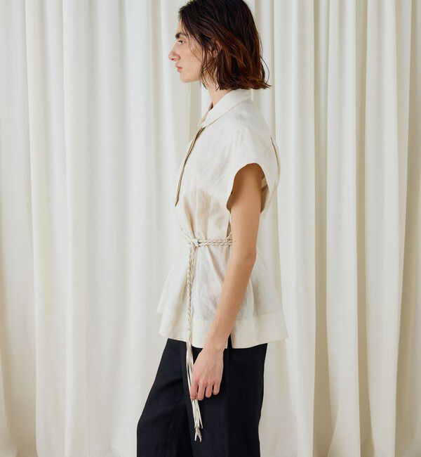 DES PRES「スパークリネン　ボクシーブラウス」|シャツ・ブラウス|