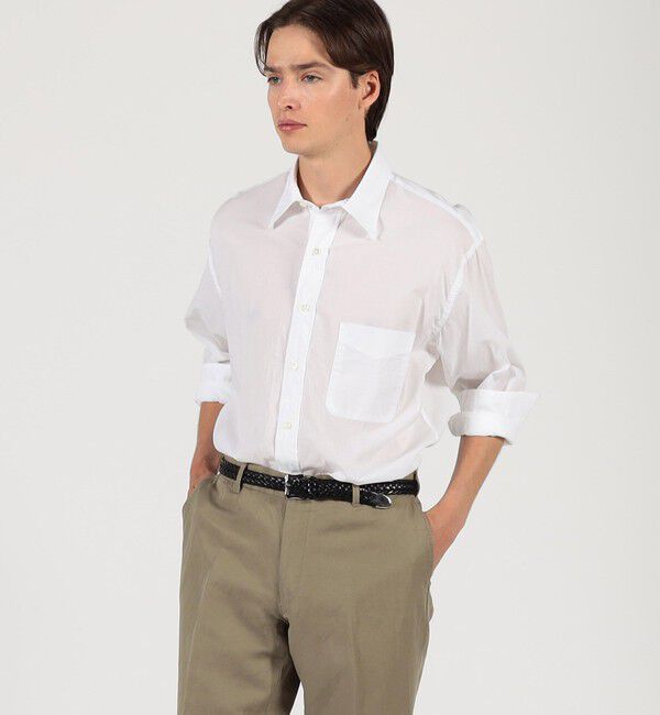 TOMORROWLAND MENS「コットン ローンポプリンシャツ ALBINI」|シャツ・ブラウス|