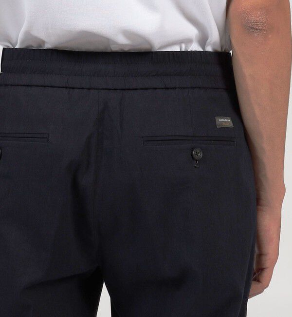 TOMORROWLAND MENS「レーヨンリネンコットン スリムテーパード イージーパンツ」|チノ|