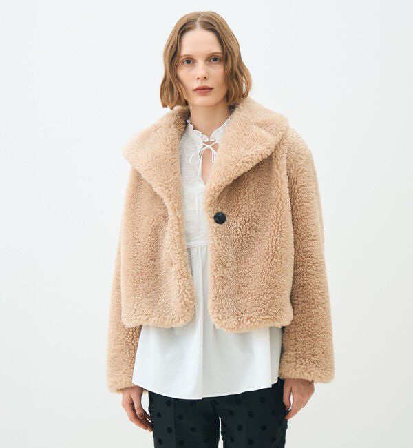 TOMORROWLAND collection「テディファー ショートコート」|その他|