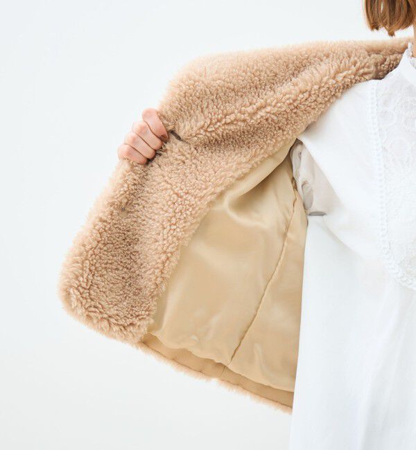 TOMORROWLAND collection「テディファー ショートコート」|その他|