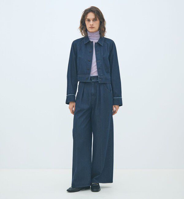 MACPHEE「ハードツイストデニム ショートジャケット」|デニムジャケット|