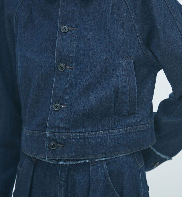 MACPHEE「ハードツイストデニム ショートジャケット」|デニムジャケット|