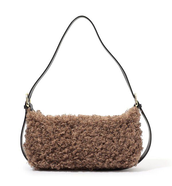 TOMORROWLAND GOODS「VIOLAd'ORO フェイクファー ショルダーバッグ」|ハンドバッグ|48 ダークブラウン系