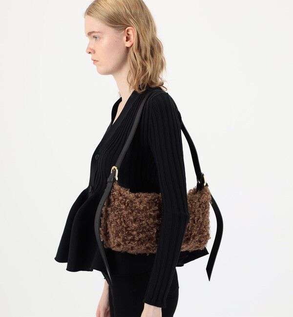 TOMORROWLAND GOODS「VIOLAd'ORO フェイクファー ショルダーバッグ」|ハンドバッグ|