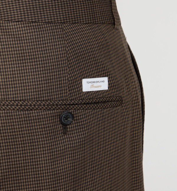 TOMORROWLAND MENS「ウールトロピカル 2プリーツスラックス」|スラックス|