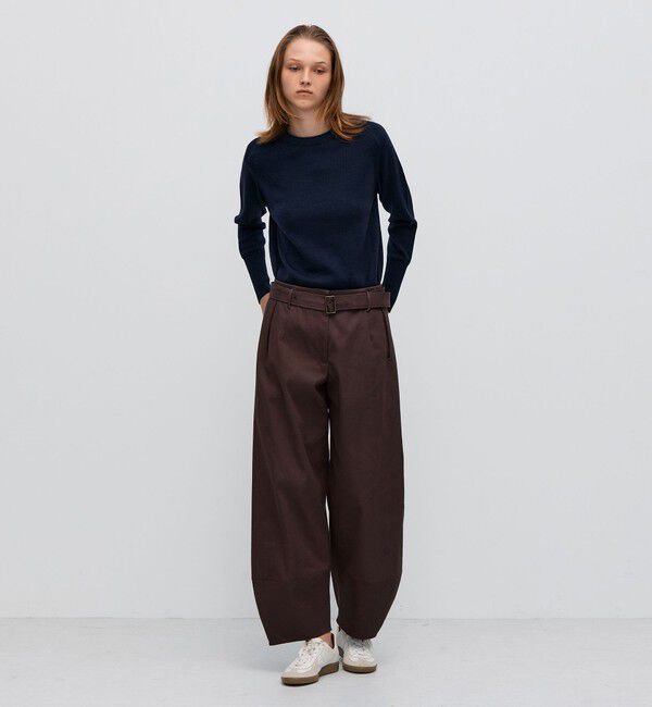 BACCA「【一部WEB限定】エクストラファインメリノウール クルーネックプルオーバー」|ニット・セーター|