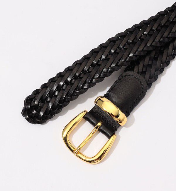 TOMORROWLAND GOODS「Andeson's ゴールドバックル レザーメッシュベルト」|ベルト|