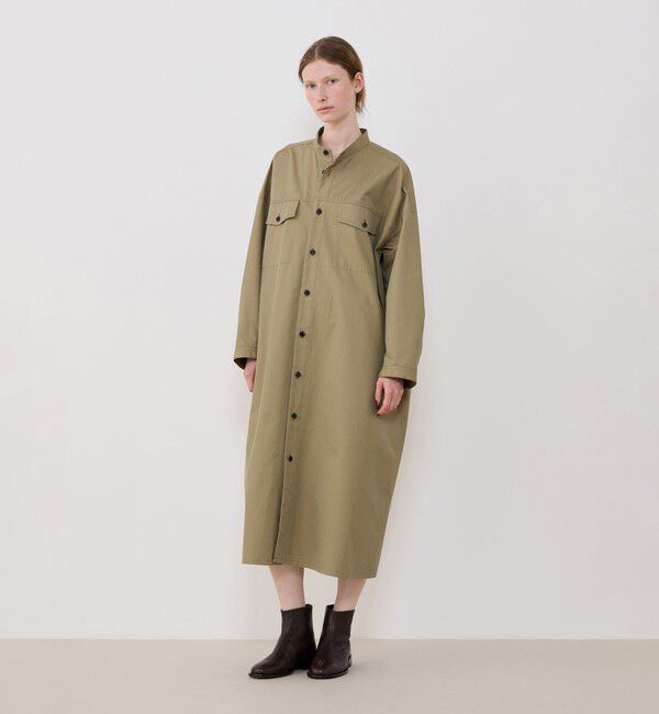 GALERIE VIE「クラシカルギャバジン シャツワンピース」|ワンピース|