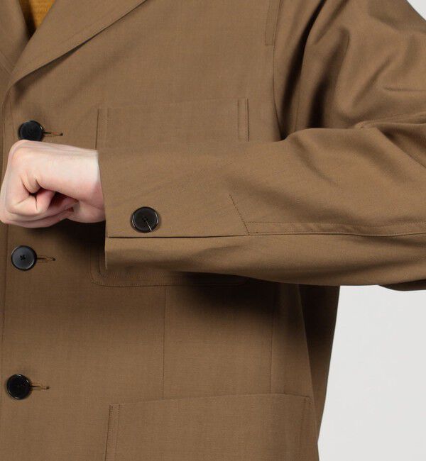 TOMORROWLAND MENS「SUPER120&rsquo;Sウール シングルブレステッド 4Bバルカラージャケット」|テーラードジャケット|