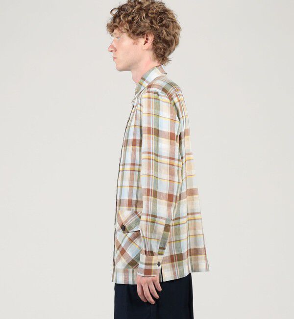 TOMORROWLAND BUYING WEAR「ERRICO FORMICOLA リネン オーバーシャツ」|シャツ・ブラウス|