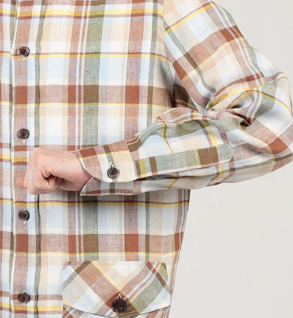 TOMORROWLAND BUYING WEAR「ERRICO FORMICOLA リネン オーバーシャツ」|シャツ・ブラウス|