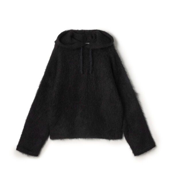 Edition「アルパカシャギー フーディートップス」|ニット・セーター|19 ブラック