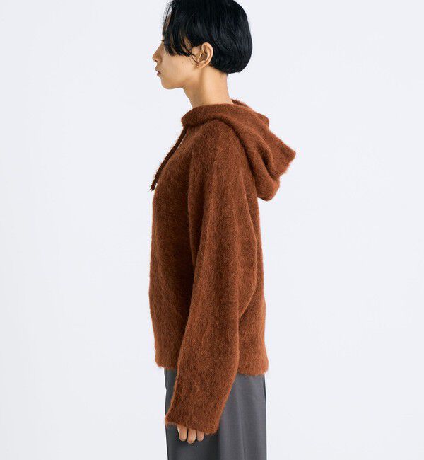 Edition「アルパカシャギー フーディートップス」|ニット・セーター|