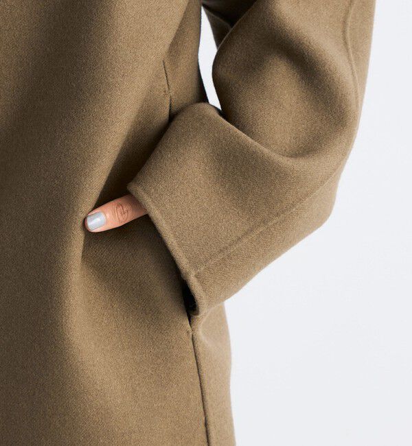 Edition「ウールカシミヤ ダブルフェイス ロングコート」|ステンカラーコート|