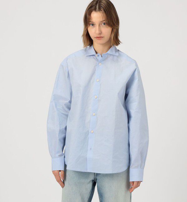 TOMORROWLAND GOODS「BASERANGE CLAUDE コットンポプリン シャツ」|シャツ・ブラウス|