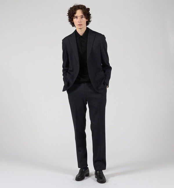 TOMORROWLAND MENS「ウールコットン ダブルジャガード シングルブレステッド2Bジャケット」|テーラードジャケット|