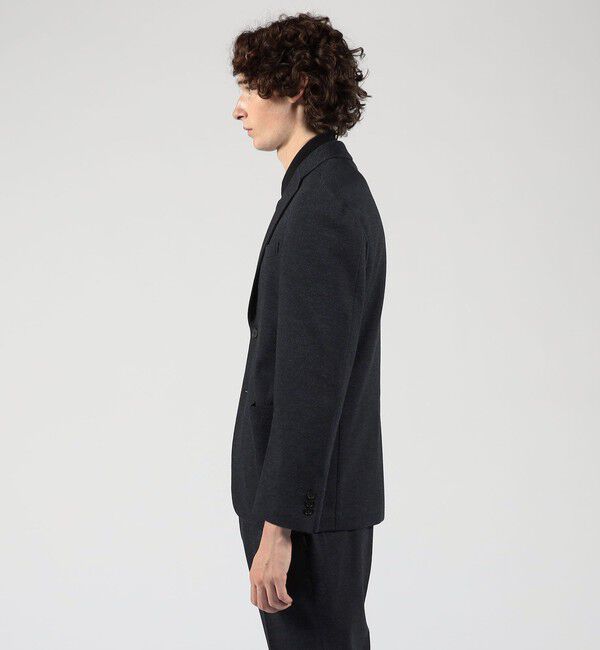 TOMORROWLAND MENS「ウールコットン ダブルジャガード シングルブレステッド2Bジャケット」|テーラードジャケット|