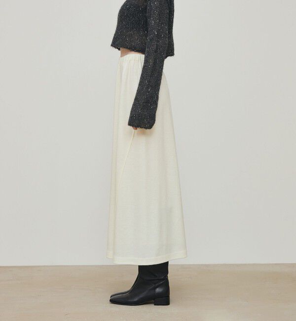 DES PRES「ニットコンビネーション セミマーメイドスカート」|フレア|