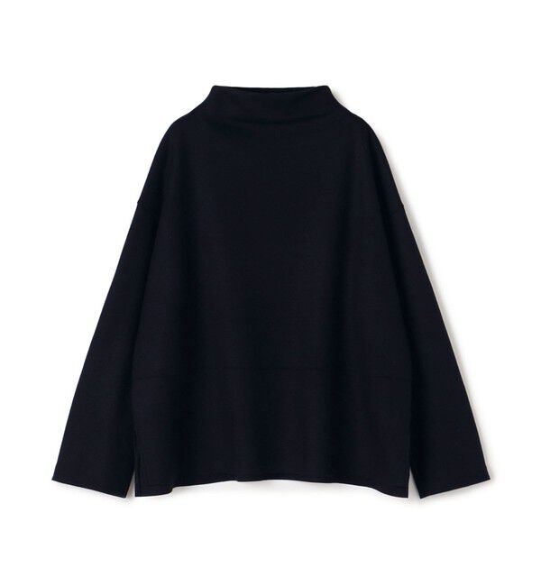 GALERIE VIE「ウールミルドスムース ビルドネックプルオーバー」|Tシャツ・カットソー|69 ネイビー