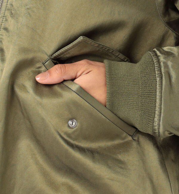 MACPHEE「コットンレーヨンモールスキン MA-1」|ブルゾン・スタジャン|