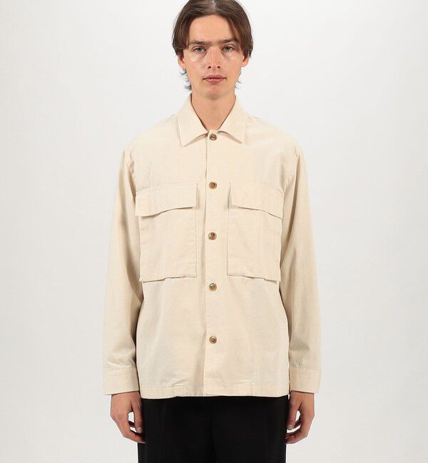 TOMORROWLAND MENS「【別注】GUY ROVER コットン オーバーシャツ」|ブルゾン・スタジャン|