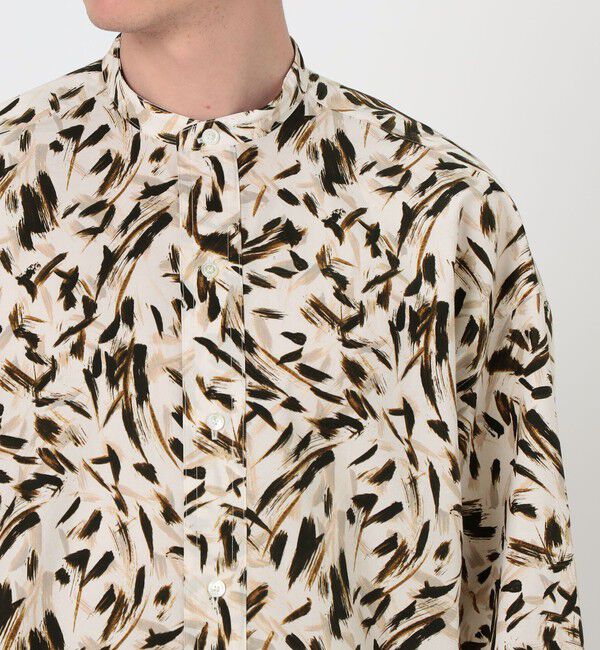 TOMORROWLAND BUYING WEAR「HAVERSACK ATTIRE コットン総柄 スタンドカラーロングスリーブシャツ」|シャツ・ブラウス|