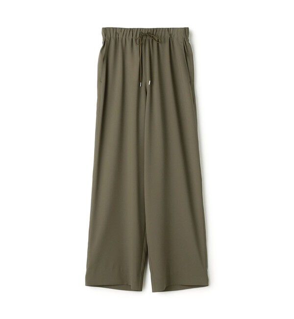 Ballsey「【WEB先行予約】サブレジョーゼット ギャザーワイドパンツ」|その他|57 カーキ