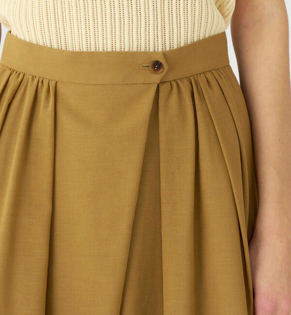 Ballsey「クリスピーシアーボイル フレアキュロットパンツ」|その他|