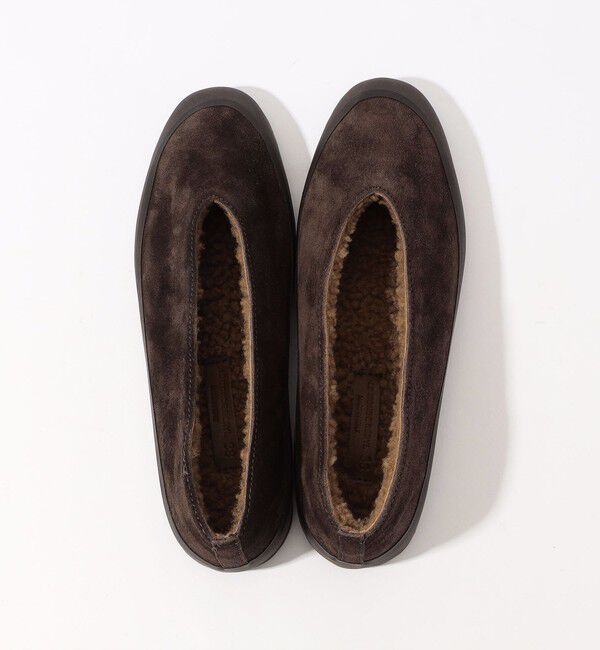 TOMORROWLAND GOODS「LE MONDE BERYL APRES SCI SUEDE スウェードフラットシューズ」|バレエシューズ|