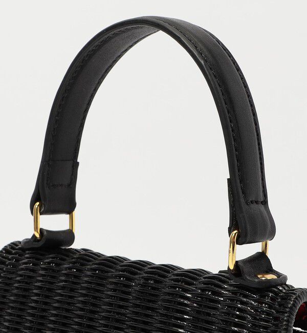 SOULEIADO「SOULEIADO ラタン スクエアバッグ」|かごバッグ|