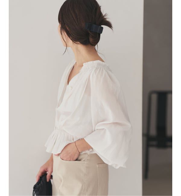 Plage「silky gather ブラウス」|シャツ・ブラウス|