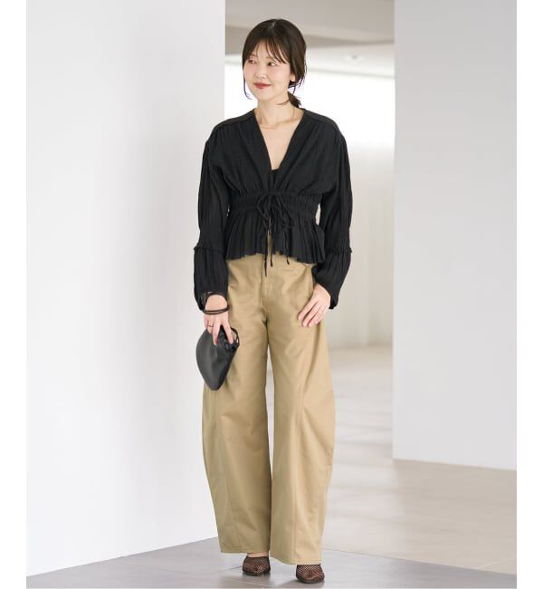 Plage「《予約》NEPLA. / ネプラ SIDE W BELT CURVED チノパンツ」|チノ|