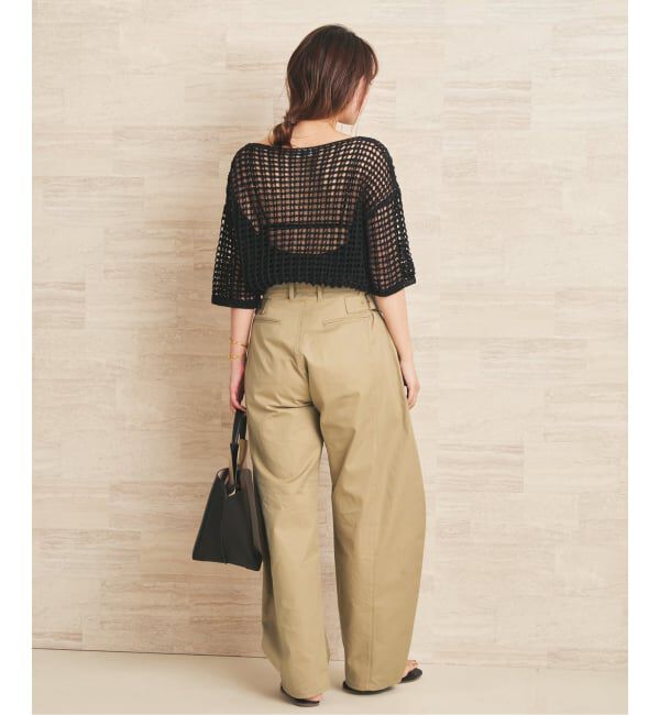 Plage「《予約》NEPLA. / ネプラ SIDE W BELT CURVED チノパンツ」|チノ|