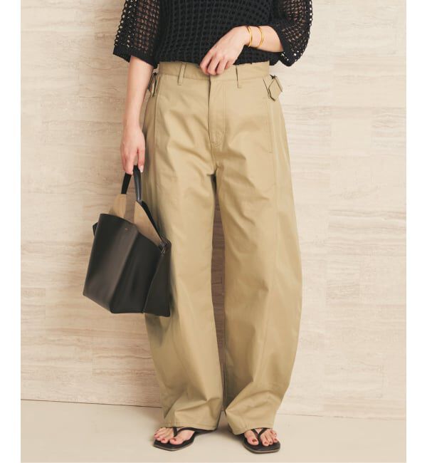 Plage「《予約》NEPLA. / ネプラ SIDE W BELT CURVED チノパンツ」|チノ|