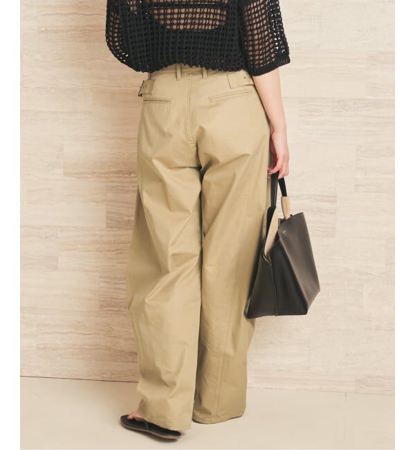 Plage「《予約》NEPLA. / ネプラ SIDE W BELT CURVED チノパンツ」|チノ|